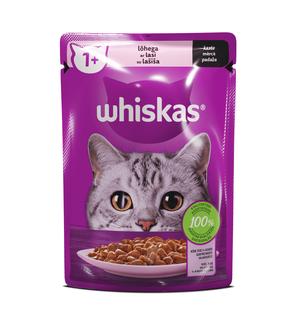 Влажный корм для кошек Whiskas Salmon, лосось, 0.085 кг