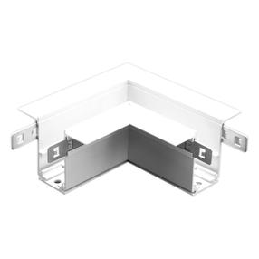 Įleidžiama kampinė jungtis bėginei sistemai Modoled Magnetic MLP1082M, balta sp. / balta sp.