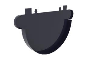 Teknes pārsegs Scala G125, polivinilhlorīds (pvc), melna krās.