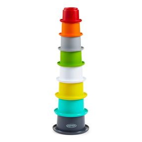 Attīstoša rotaļlieta Infantino StackN Nest Cups, daudzkrāsaina, 8 gab.