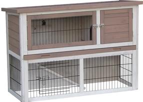 Grauzēju būris Flamingo Urban, 111 cm x 45 cm x 78 cm, brūna krās./balta krās.