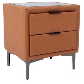 Naktinis staliukas Home4you Lena 28858, ruda sp., 54 cm x 41 cm x 50.5 cm