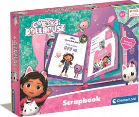 Kūrybos rinkinys, dienoraštis Clementoni Gabbys Dollhouse Scrapbook, įvairių spalvų