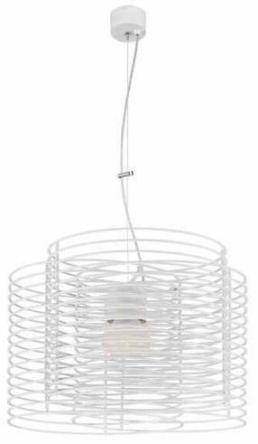 Valgusti rippuv Spot-Light Ringo, E27, 1 x 60 W, valge v. / valge v.