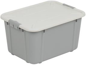 Daiktadėžė su dangčiu, žaislams Branq Velur 123175, 16 l, blyški pilka sp., 39 x 29 x 21.7 cm
