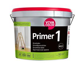 Gruntiniai dažai Vivacolor Primer 1, balta sp., 9 l