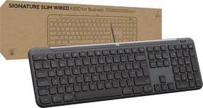 Vadu datora tastatūra Logitech Signature Slim K620 for Business 920-013333, Angļu (INT), grafīta krās.