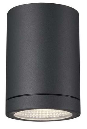 Sieninis lauko šviestuvas SLV Enola Round S, 9W, LED, IP65, antracito sp., 8.4 cm x 12.5 cm