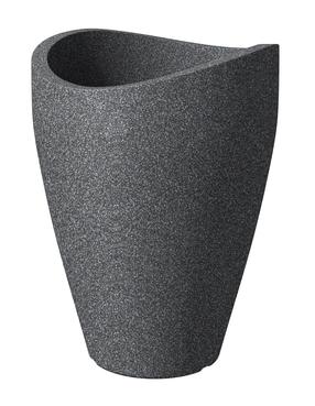 Gėlių vazonas Scheurich Granit 254/67, plastikinis, Ø 50.5 cm, tamsiai pilka sp.