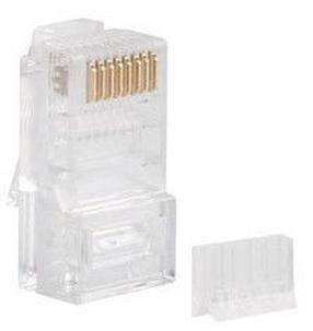 Соединение Lanberg 8P8C, 20 шт., прозрачный цв.