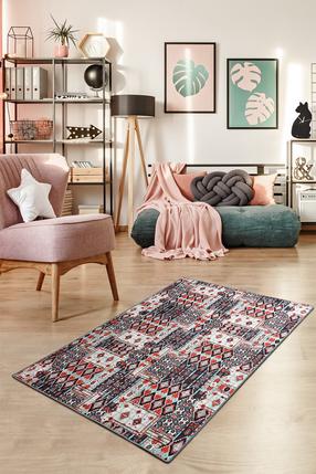 Paklājs Conceptum Hypnose Jasmin 882CHL1526, melns krās./krēmkrāsa/pelēka krās., 150 cm x 80 cm