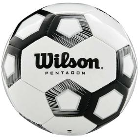 Jalgpallipall Wilson Pentagon WTE8527XB, 5 suurus, valge v./must v.