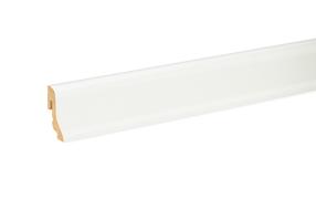 Grindjuostė Domoletti 551701 FU18L, 240 cm x 3.85 cm x 1.85 cm, balta sp.