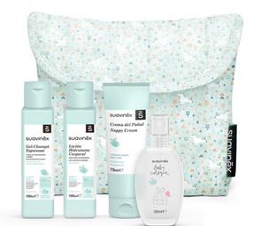 Ķermeņa kopšanas līdzekļu komplekts Suavinex Baby Care Essential, 2321-76432, 325 ml, 5 gab.