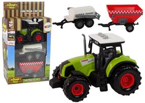 Игрушечный трактор Lean Toys A Farmers Tale 12766, белый цв./черный цв./красный цв.