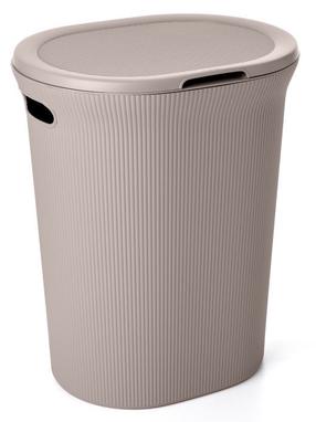 Skalbinių dėžė Tatay, 40 l, smėlio ruda, 33 cm x 41 cm