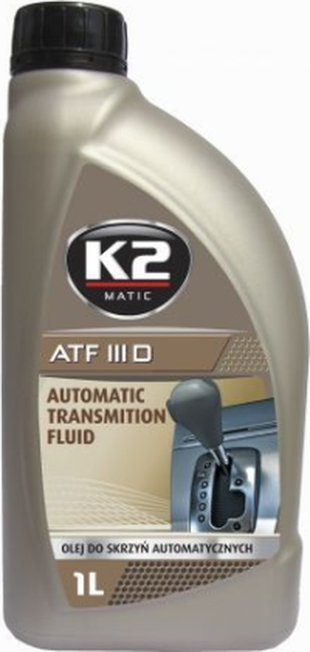 Transmisijas eļļa K2 ATF III -, transmisijas, 1 l