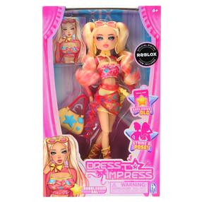 Lėlė su priedais Dress To Impress Bubble Gum Gal, 29 cm, raudona sp.