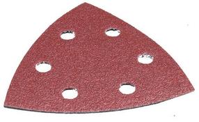 Trikampių perforuotų padų rinkinys Makita K80, 80, 9.4 cm x 9.4 cm, 10 vnt.
