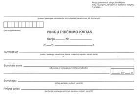 Buhalterinis dokumentas, A6