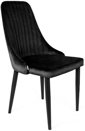 Valgomojo kėdė Homla Louis 947838, juoda sp., 59 cm x 44 cm x 88 cm