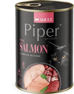 Šlapias kačių maistas Dolina Noteci Piper Adult, lašiša, 0.4 kg