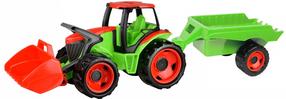 Rotaļu traktors Lena Giga Trucks Tractor 02136, sarkana krās./zaļa krās.