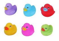 Žaislinis gyvūnas Smily Play Ducks 512176, įvairių spalvų, 6 vnt.