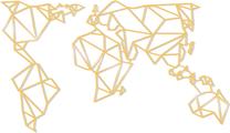 Sienos dekoracija Wallity World Map, 100 cm x 58 cm