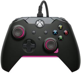 Mängukontroller PDP XBOX X/S & One, must v./roosa v.