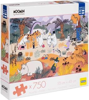 Dėlionė Moomin Savanna, 43 cm x 55 cm, 750 vnt., įvairių spalvų