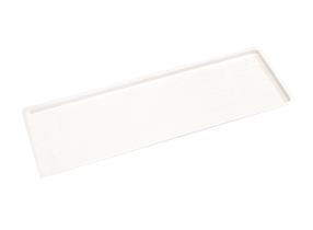 Indų džiovyklės padėklas Rejs, 44 cm x 5.7 cm x 1.5 cm, plastikas, balta sp.