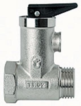 Vārsts TDM Brass, 3/4 collas – ārējā vītne/3/4 collas – iekšējā vītne, 8.5 Bar