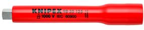 Удлинитель Knipex Extension Bar, 98 35 125, 125 мм, 3/8", Ø21 мм