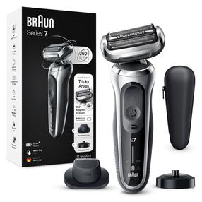 Бритва для бороды Braun Series 7 71-S4200cs, li-ion, серебристый цв./черный цв.