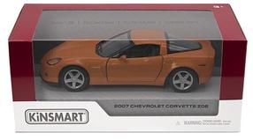 Игрушечная машина Kinsmart 2007 Chevrolet Corvette Z06 KT5320, 1:36, (цвет/дизайн выбирается случайным образом)