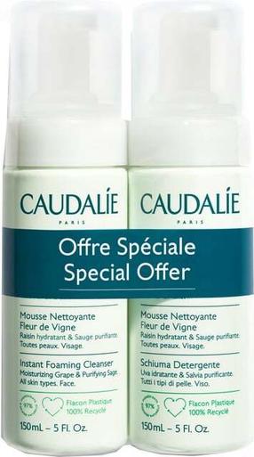 Attīroša sejas puta Caudalie Vinoclean Instant Foaming, 300 ml, 2 gab.