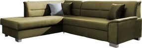 Kampinė sofa Bergen Monolith 38, žalia sp., kairinė, 208 x 250 cm x 87 cm