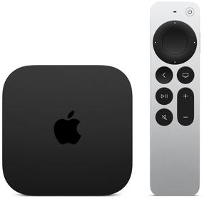Multivides atskaņotājs Apple TV 4K Wi-Fi + Ethernet 128GB MN893SO/A, USB Type-C, melna krās.
