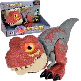 Žaislinė figūrėlė, dinozauras Tyrannosaurus Rex, 25 cm, ruda sp./pilka sp.