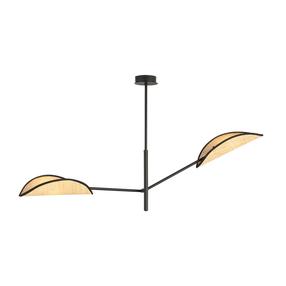 Lampa karināms Emibig Vene 1160/2, E14, 2 x 10 W, brūna krās. / melna krās.