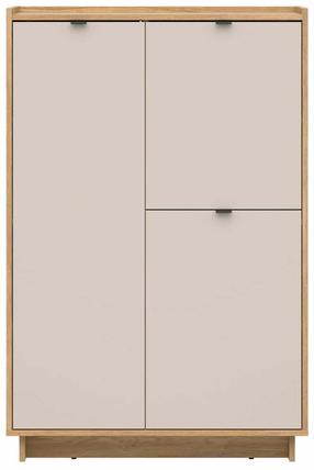 Biuro spinta Dalva, kašmyro sp./mauvella oak sp., 145 cm x 96 cm x 42 cm