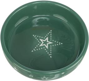 Bļoda dzīvniekam Trixie Xmas, 0.4 l, 15 x 15 cm, (krāsa/dizains tiek izvēlēts nejauši)