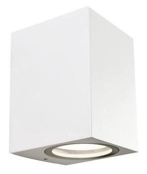 Sieninis lauko šviestuvas CristalRecord Confo, GU10, IP44, balta sp., 6.8 cm x 10 cm