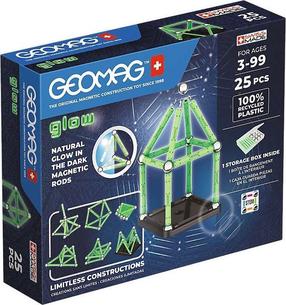 Magnetkonstruktor Geomag Glow 483034, 25 tk, roheline v.