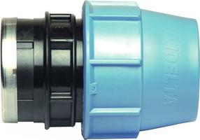 Adapteris Unidelta 601631, 3/4", polietilenas (pe)