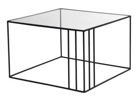 Kavos staliukas Kalune Design Outline, juoda sp., 55 cm x 55 cm x 36 cm