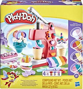 Набор пластилина, c аксессуарами Hasbro Play-Doh Magical Frozen Treats, многоцветный