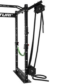 Virves trenažieris Tunturi RC20 Pro Power Rack - Rope Trainer 18TSRC2020, 59.5 cm, 21 kg, melna krās.