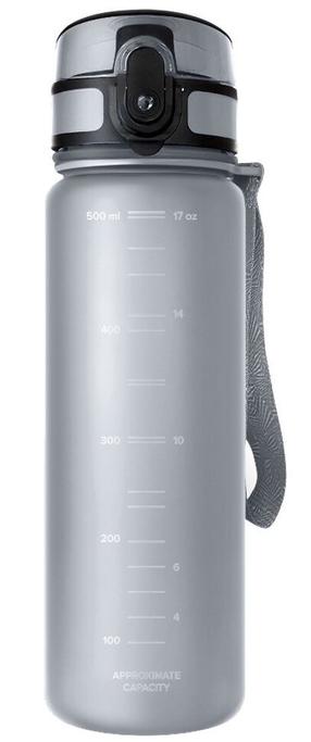 Ūdens pudele Aquaphor City, pelēka krās., plastmasa, 0.5 l